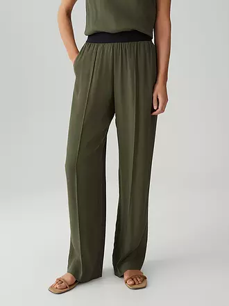 OPUS PANTS | Pantalon Marlene MALOTTA SUMMER | olive